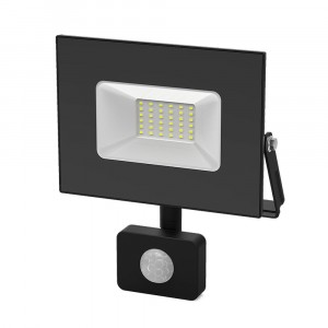 Gauss прожектор св/д Elementary 50W(3450lm) IP65 6500К 6K с датчиком движения 628511350