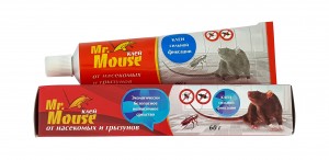 От грызунов и насекомых клей 60гр. туба Mr. Mouse MR-6012