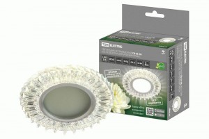 TDM Св-к св/д встр. СВ 03-06 MR16 50Вт G5.3 LED подсветка 3W зеркальный/хром SQ0359-0133