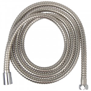 Шланг для душа антитвист, 200 см, 1/2"(Имп)-1/2"(Имп), нерж.сталь, латунь, Рыжий Кот, 106111