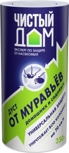 ДУСТ 350гр. От муравьев домашних и садовых туба 02-523 Чистый дом