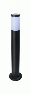 Jazzway св-к уличный  E27 230V BL IP44 чер колба 130x90x900 PGB 02-900 .5040731