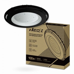 ASD/NEOX св-к герм. св/д складской 100W(10500lm) 5000К 6K  IP65 без пульсации 254x72,2 LHB-02