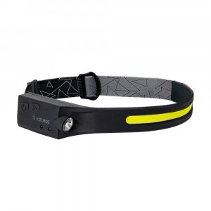 Космос фонарь налобный KOC504Lit (лит.акк.3,7V1,2Ah)1св/д 2W+COB 20W,130lm+400lm,type C,сенсор,IP54