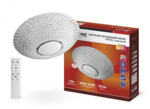 ASD/inHome св-к св/д управляемый 75W(6000lm) 2K-4K-6K d505x100 пульт ДУ COMFORT CRYSTAL 4782