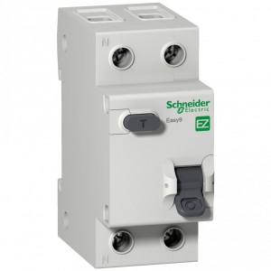 Schneider EASY 9 диф. автомат АВДТ 1P+N 16А/30mA хар-ка C УЗО типа AC электрон. 4,5кА EZ9D34616 (6!)