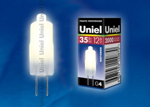 Uniel JC G4 12V 35W матовая JC-12/35/G4 FR