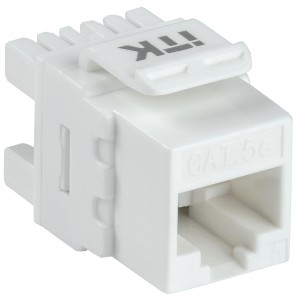 ITK Модуль Keystone Jack кат. 5E UTP 110 IDC 180 град. CS1-1C5EU-12