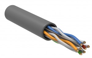 ITK Каб. в. п. U/UTP кат. 6 4х2х24AWG PATCH LSZH 305м сер. LC2-C604-121