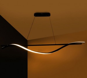 Camelion св-к св/д управляемый  40W(2000lm) 2K-4K-6K 1200x140x1500 пульт ДУ, Wi-Fi черн LCL-1040