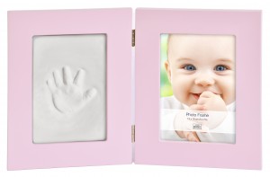 Innova Фоторамка (Ф/р) PI07885 13*18 + набор для лепки "Baby Keepsake" розовая, МДФ 8852