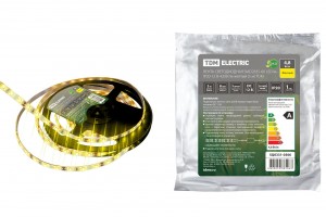 TDM Лента св/д SMD2835-60 LED/м-IP20-12 В-4,8 Вт/м-желтый (5м! цена за 1м) (5!) SQ0331-0306