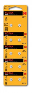Э/п Kodak часовая AG0 (379) LR521, LR63 [KAG0-10] BL10 1304