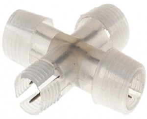 Муфта "Х" д/дюралайта KOC-DL-2W13-CX, 13мм, фиксинг(2W), 10шт/уп, цена за шт, отгрузка уп. Космос