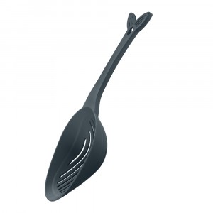 Ложка-дуршлаг BASIC, 33 см темно-серый  431297215 Phibo/Бытпласт