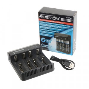 З/у Robiton Li-4 Plus для Li акк-ров 18650/26650/16340/123A/14500/10440/22650/20700,R03-R20,защ17520