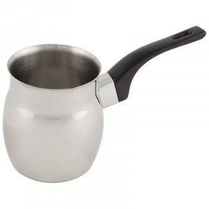 Кофеварка из нерж.стали TURCO (турка) 400мл, ручка бакелит, 7008 Mallony