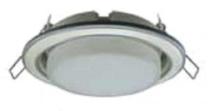 Ecola GX53 H4 св-к  2 цв.Серебро-жемчуг-серебро 38x106 FA53H4ECB