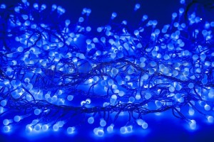 Гирлянда-нить "Мишура" 576LED синий 6м, IP20, соед. до 5 мод.35W 303-613 Neon Night