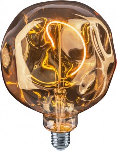 Navigator шар декоративный G125 4W(200lm)2700K 125x175 стекло NLL-F-G125ST-4-230-2.7K-E27-BE, 14499