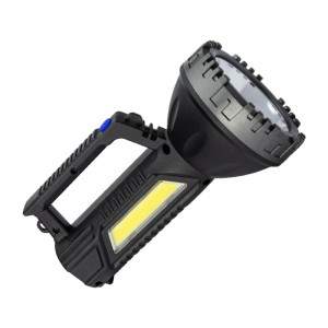 Космос фонарь-прожектор 904Lit (лит.акк.3,7V1,2Ah) 1св/д 3W(200lm)+COB 3W(200lm) з/у USB,6 реж,IP44