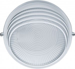 Navigator св-к влагозащит. R3 IP54 60W E27 круг реснички белый NBL-R3-60-E27/WH 94817