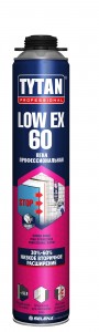 Tytan (Титан) Professional LowEx 60 Пена монтаж.(п/пистолет) летняя 750мл, арт.17149