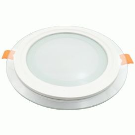 Ecola св-к встр. св/д даунлайт 9W 4200K Круг Стекло подсветка 4K 120x35 DGRV90ELC