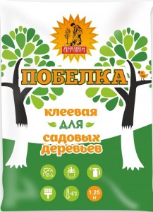 Побелка садовая клеевая 1,25 кг сухая Сам себе агроном Агроснабритейл