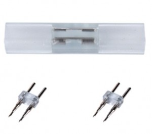 Ecola Коннектор 220V 12x7 2-конт для ленты IP68 SCNN12ESB