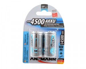 Ак-р предзаряженный Ni-MH ANSMANN 5035352-RU maxE 4500мАч R14 BL2, 16228