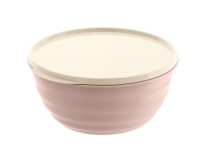 Миска (салатник) с крышкой Latina 1,1л бежевый 222136527/06 Homver