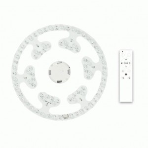 APEYRON  модуль св/д с драйвером 62W(5200lm) 2K-4K-6K RGB димм. d310х25 пульт ДУ линз.магн. 02-71