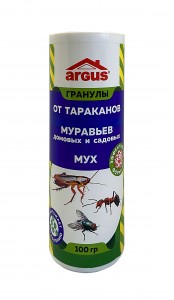От тараканов, муравьев, мух, приманка гранулы 100гр. туба (тиаметоксам) ARGUS AR-6122