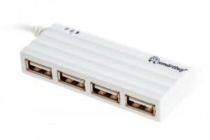 USB-Хаб Smartbuy 4 порта белый (SBHA-6810-W)