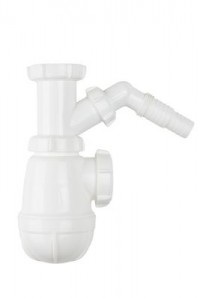 Aquant Сифон для кухни 1 1/2" х 40 отвод для стир. машины, B1000-40-MR (B1000-40)
