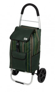Сумка-тележка 35кг 31*34,5*98см Dark green, кол. пласт+эва  d=190мм, 104597, Park