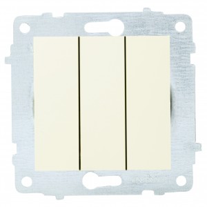 OVIVO мех. выкл. СУ 3 кл. 10А крем (ко всем рамкам) 600-000202-254