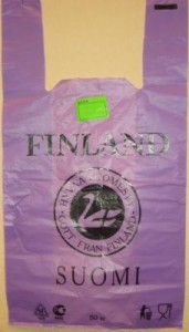 Пакет-майка ПНД 30+16*55см, 30мк, Finland, фиолет., отгр.крат.100шт/уп, цена за шт, Элпак, арт.08862