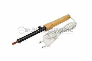 Паяльник ПД  65Вт/220V деревянная ручка ЭПСН (Китай), REXANT 12-0265
