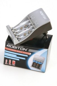 З/у Robiton R03/R6x2/4 (800mA) таймер/откл, ф/разряда, доп 9V (крона), Smart S500Plus,10592