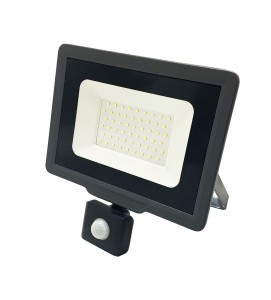 Jazzway прожектор св/д 50W(4250lm) 6500K IP65 217x185x26 датчик дв. PFL-C3 SENSOR 6K .5026940
