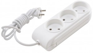 Makel NEW Gen. сет. удл. ПВС 2х0.75 3 роз. 3 м 10А  N3010041