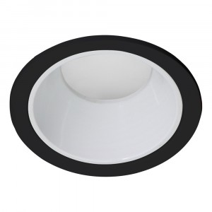 Feron св-к встр. MR16 GU5.3 "круг" черный + белый металл пласт 35х92 DL3102 51401