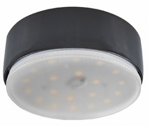 Ecola GX53-FT8073 св-к накладной Черный матовый 25x82 FM5380ECB