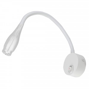 Uniel св-к св/д настенный гибкий 3W(280lm) 4000K 4K белый ULT-F22-3W/4000K IP20 WHITE