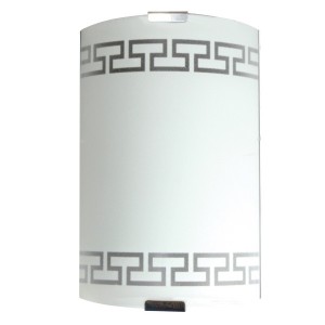 Элетех Этруска св-к настен. 60W E27 d150x220мм бел. мат. стекло (РФ) 1005205657