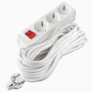 СОЮЗ сет. удл. ПВС 3х0.75 3 роз. 10 м 10А земля, выкл. 481S-7310