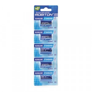 Элемент питания Robiton STANDARD R-4LR44-0-BL5 4LR44 (0% Hg) BL5