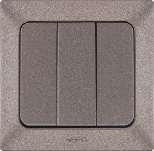 NE-AD ARAS выкл. СУ 3 кл.мокко 93-125-33